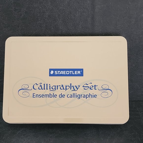 New! Staedtler 33 Piece Calligraphy Set With Interchangeable Points 5 Nibs/ 5 Pl - Picture 7 of 10